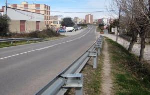Comencen les obres del camí de vianants entre Vilafranca del Penedès i Moja. Diputació de Barcelona