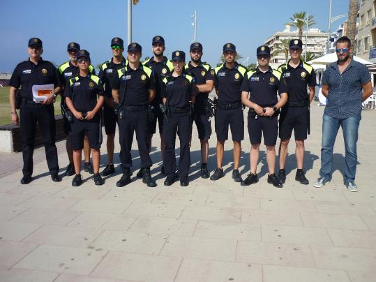 El Vendrell reforça els efectius de la policia i renova les instal·lacions a la platja. Ajuntament del Vendrell