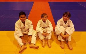 Els judoques de l'escola de judo Vilafranca a Falset. Eix