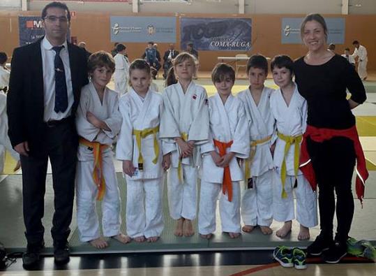 Els judoques de l´Escola de Judo Vilafranca al podi. Eix