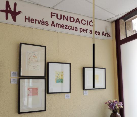 Exposició col·lectiva d’ex-libris que es fa a la Fundació Hervás Amezcua. Eix