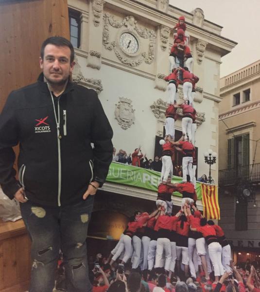 Gabi Molero, nou cap de colla dels Xicots de Vilafranca. Xicots de Vilafranca