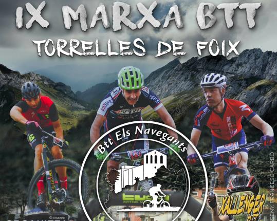 IX Marxa BTT de Torrelles de Foix. Eix