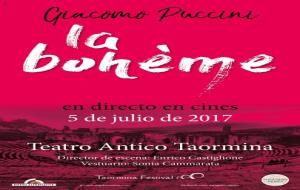 'La Boheme' en directe des del Festival de Taormina al Cinema El Casal de Sitges i Cinema Ribes. EIX