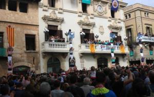 La diada castellera de Tots Sants a Vilafranca 