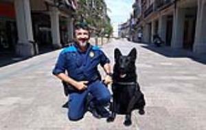 La Policia Local de Vilafranca estrena una unitat canina 