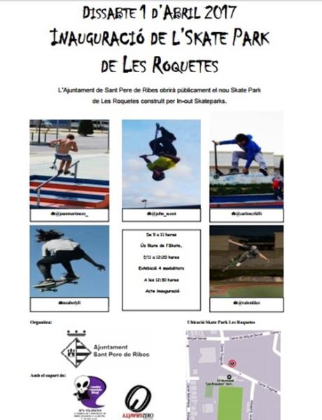 L'Skate Park de les Roquetes s'inaugura aquest dissabte. EIX