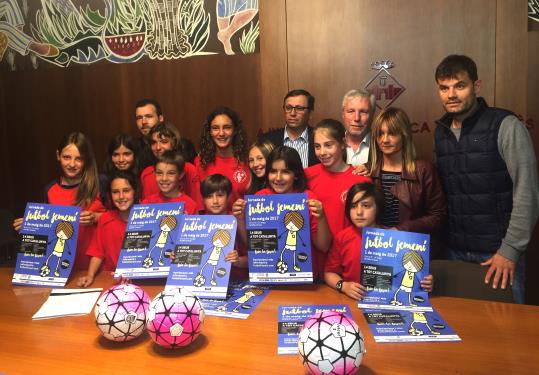 Presentació de la 5è edició de la Jornada de Futbol Femení. Armand Beneyto