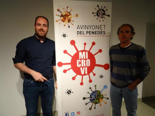 Presentació de la tercera edició del Microvi d'Avinyonet. Ramon Filella