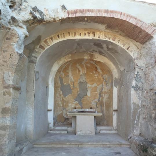 Sant Vicenç de Morrocurt, capella romànica del 1156, a Font-rubí. Diputació de Barcelona