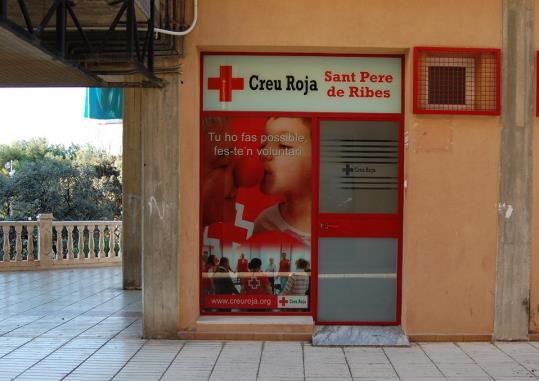 Seu de la Creu Roja a les Roquetes. Ajt Sant Pere de Ribes