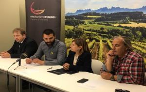 El Consorci de Promoció Turística del Penedès i NODE Film Cúster – Costa Barcelona signen un conveni per promoure els rodatges al Penedès. Caterina Ta
