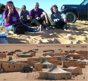 Famílies i cooperants del Garraf i el Penedès als campaments de Tindouf. Eix