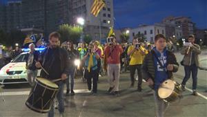 Prop d’un miler de persones participen en l’inici de la Marxa per la Llibertat a Tarragona. ACN