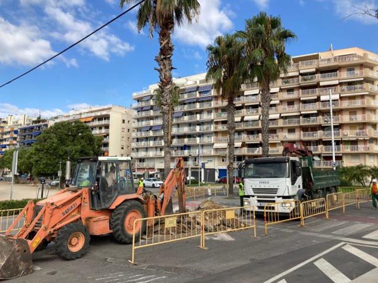 Comença la reforma del pas sota via del carrer de Josep Coroleu i de la rotonda del Port de Vilanova. Ajuntament de Vilanova