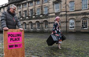 Eleccions parlamentàries escoceses a Edimburg, Escòcia. REUTERS / Russell Cheyne