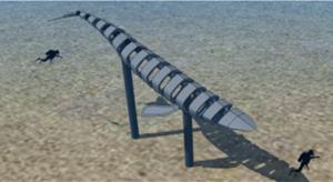 Simulació virtual d'una de les figures del Parc Submarí ideat pel Club Nàutic Vilanova. Dalula Marine
