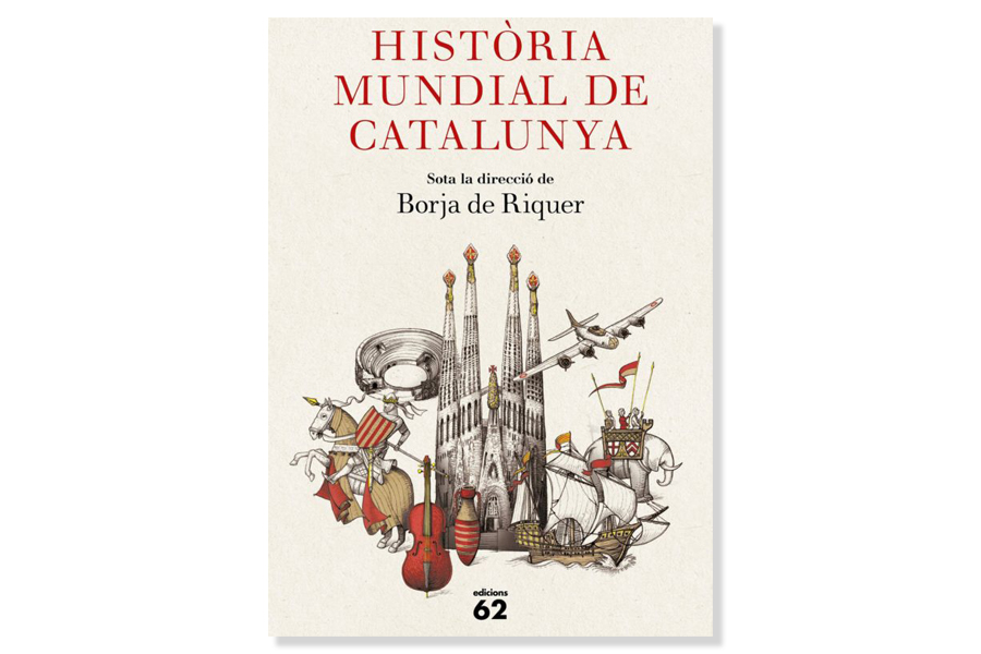 Coberta de 'Història Mundial de Catalunya'. Eix