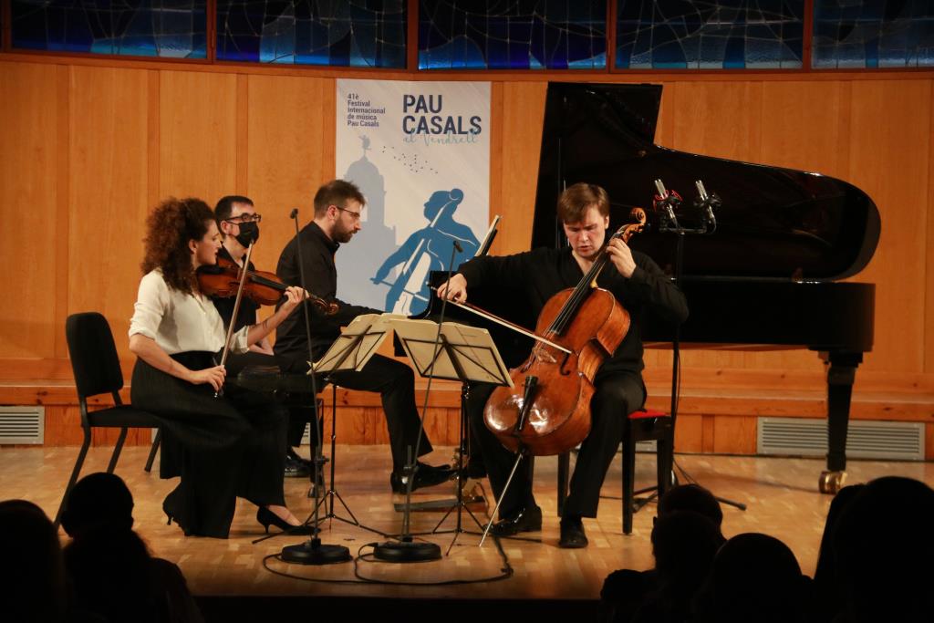 El concert d’un trio de cambra inaugura el 41è Festival Internacional de Música de Pau Casals al Vendrell. ACN