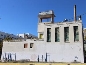 Imatge de l'edifici de calderes de l'antiga Pirelli. Ajuntament de Vilanova