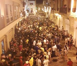 Una dotzena de persones viuran la Festa Major de l'Arboç per primer cop des del balcó de l'Ajuntament. Ajuntament de l'Arboç