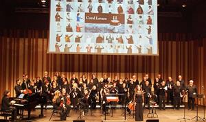 Concert del 10è aniversari de la Coral Levare a l’Auditori Eduard Toldrà de Vilanova. Eix