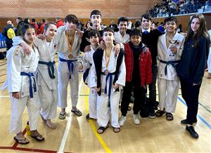 Els judoques de l’Escola de Judo Vilafranca - Vilanova. Eix