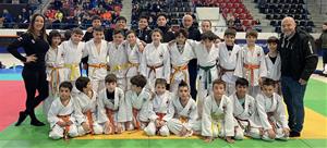 Els judoques de l'Escola de Judo Vilafranca-Vilanova. Eix