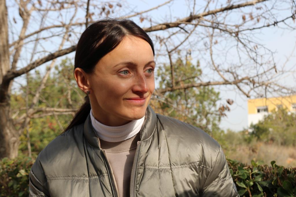 L'Alèsia Vinnyk, una refugia ucraïnesa que resideix ara al municipi del Vendrell. ACN