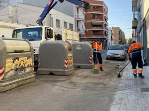 Vilafranca inicia una campanya de neteja extraordinària de la via pública adaptada a la sequera. Ajuntament de Vilafranca