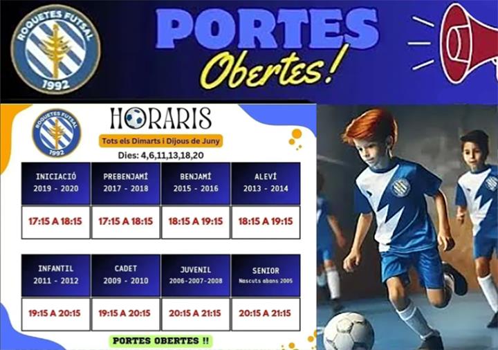 Portes obertes del Club Roquetes Futsal
