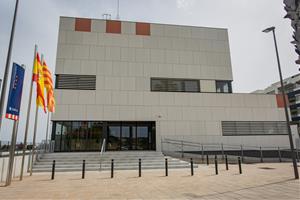 Façana de la nova comissaria dels Mossos d'Esquadra a Torredembarra. Departament d'Interior