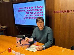 L'ús freqüent de la deixalleria de Vilafranca permetrà reduir el rebut de la brossa. Ajuntament de Vilafranca