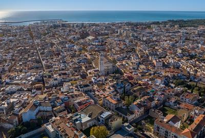 Imatge aèria de Vilanova i la Geltrú. AirMasdeu Drones