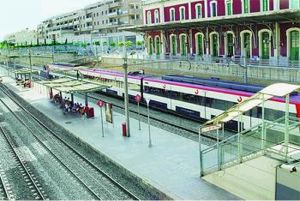 Imatge de l'estació de Renfe de Vilafranca del Penedès. Foto: CATI MORELL