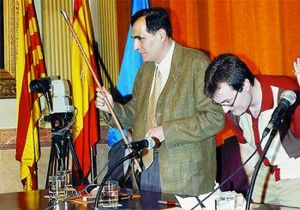 Sixte Moral és investit novament alcalde de Vilanova. FdG | C. Castro | A. Mercader.