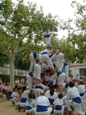 Tripira amb pilar a Sallent. Eva Fuster