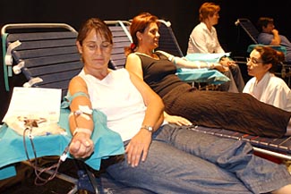 Marató de donacions de sang al Teatre Principal de Vilanova. FdG | C. Castro