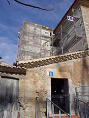 Estat actual del Castell de Cubelles. Ajuntament de Cubelles.