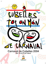 El cartell d'Anotni Ribas va ser el guanyador del concurs d'enguany. Ajuntament de Cubelles