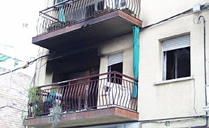 L'incendi va destruir totalment l'habitatge.