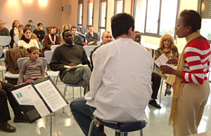 L'entitat Garraf Plural també es va sumar als actes del dia de la dona. fdg/carles castro