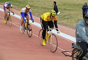 Font I Ramiro als Campionats de Catalunya en pista.