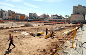 La construcció de la primera fase de l'Eixample de Mar marxa a bon ritme. fdg/carles castro