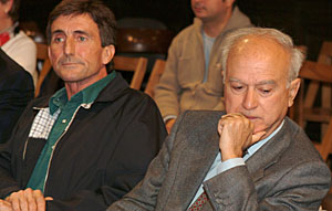 Fernado Vázquez a la dreta en el judici del txupinazo. fdg/carles castro