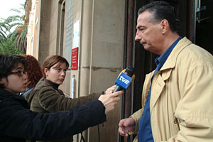 Un dels primers damnificats pel Chupinazo que han declarat aquesta setmana a Vilanova i la Geltrí.FdG/CARLES CASTRO