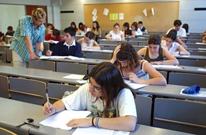 Imatge d'arxiu de les Proves dAccés a la Universitat