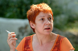 Magda Puyo demana més implicació per part de l'Ajuntament de Sitges. fdg/carles castro