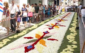 Imatge d'arxiu de la cel.lebració del Corpus a Sitges l'any passat. fdg/carles castro