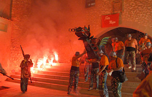 El tomb de Foc d'enguany estrena personatges i escenografia. fdg/ rita lamsdorff